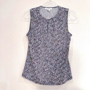 Liz Claiborne Petite Multicolor Sleeveless Pullover Career Top - Medium Petite